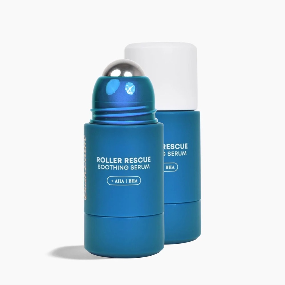 Bushbalm Roller Rescue Soothing Serum Chemical exfoliant for ingrowns + bumps